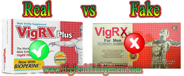 VigRX Plus FAKE vs Real