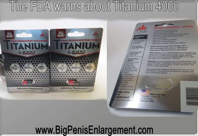 FDA warns about Titanium 4000 ingredients