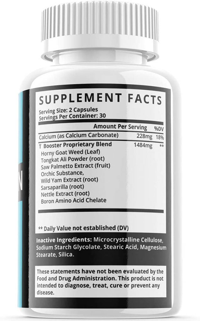 Erorectin supplement facts